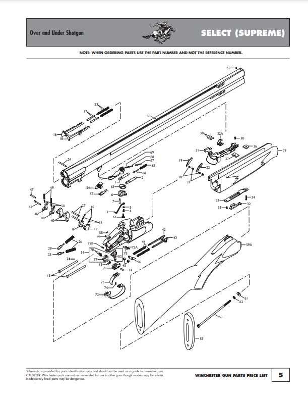 winchester sxp parts diagram