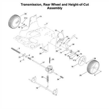 toro self propelled lawn mower parts diagram