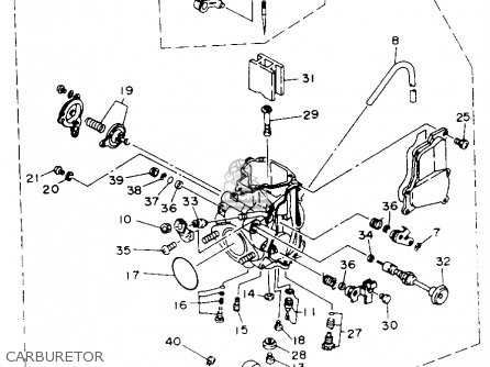 yamaha kodiak parts diagram