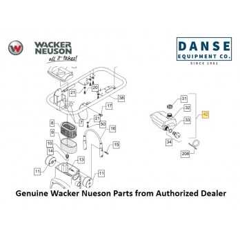 wacker neuson bs50 4 parts diagram