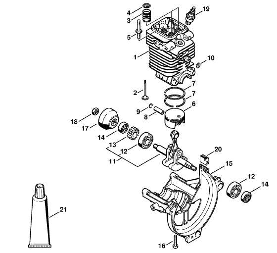 stihl kombi parts diagram