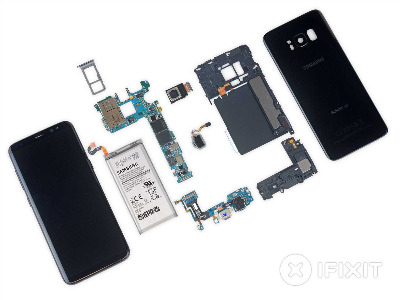 samsung s8 parts diagram