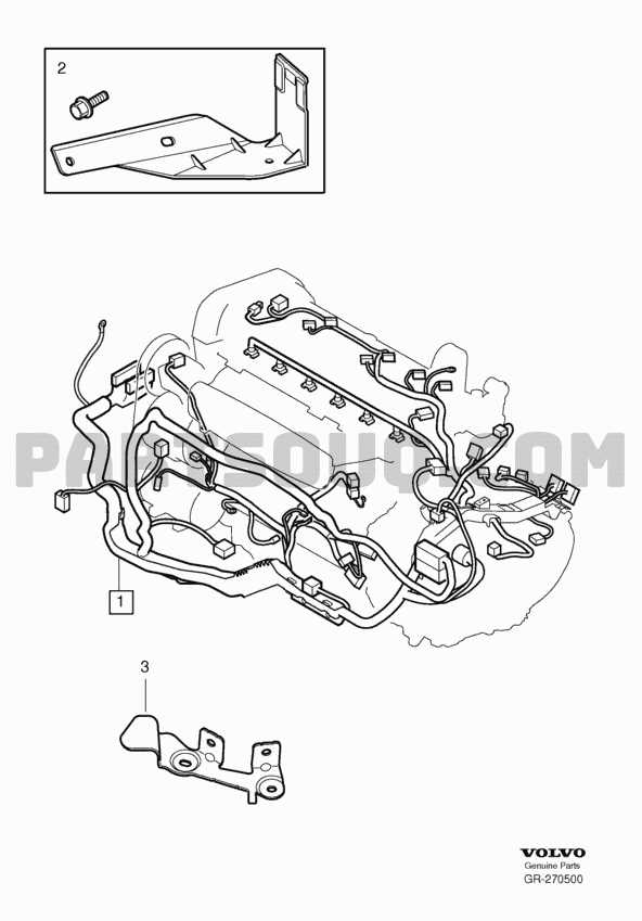 volvo xc90 engine parts diagram