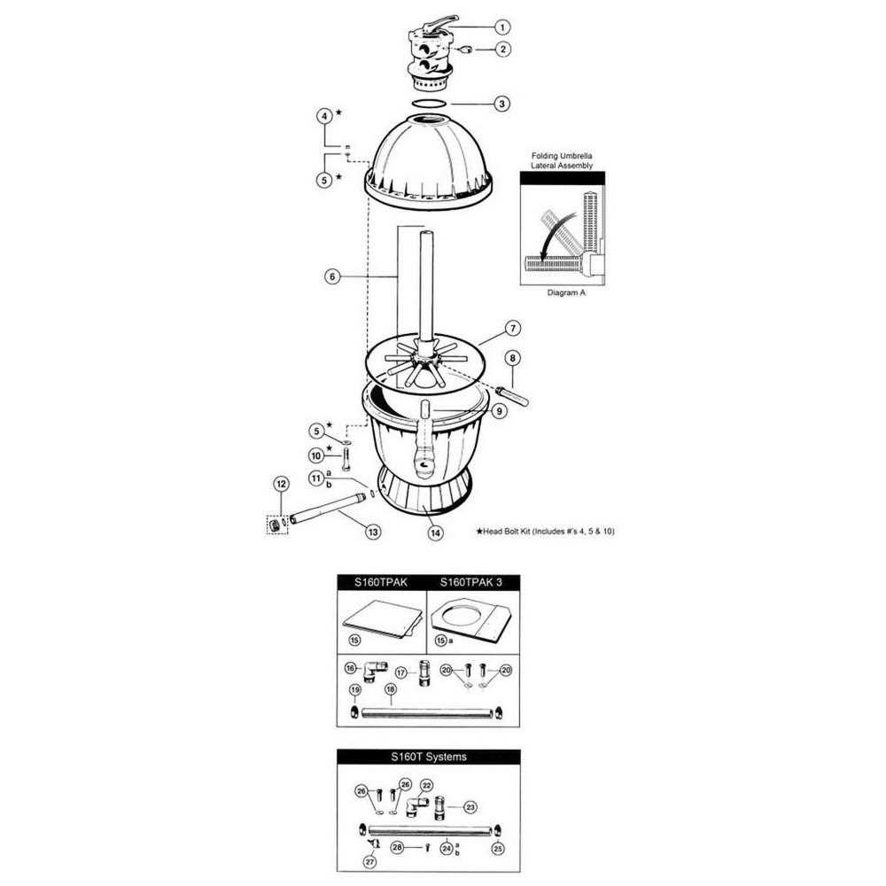 hayward sand filter parts diagram