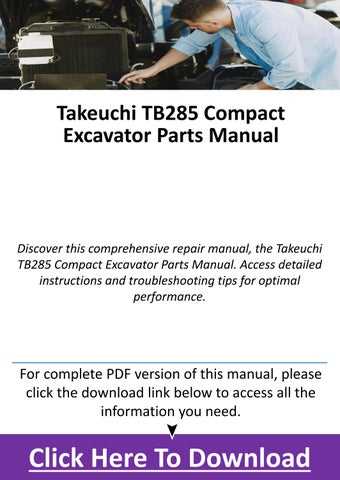 takeuchi tb125 parts diagram