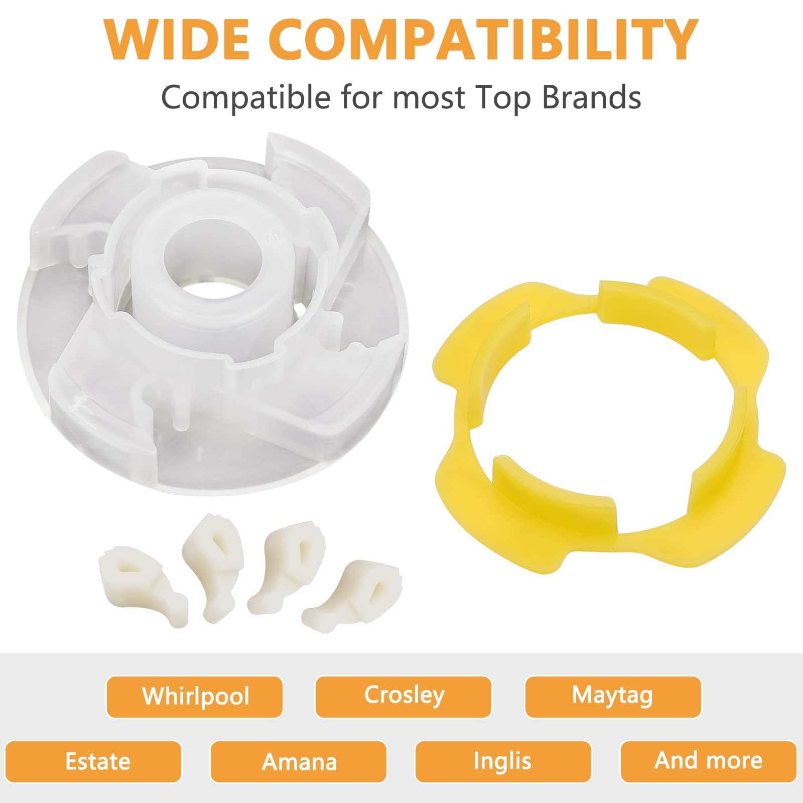 whirlpool washer agitator parts diagram