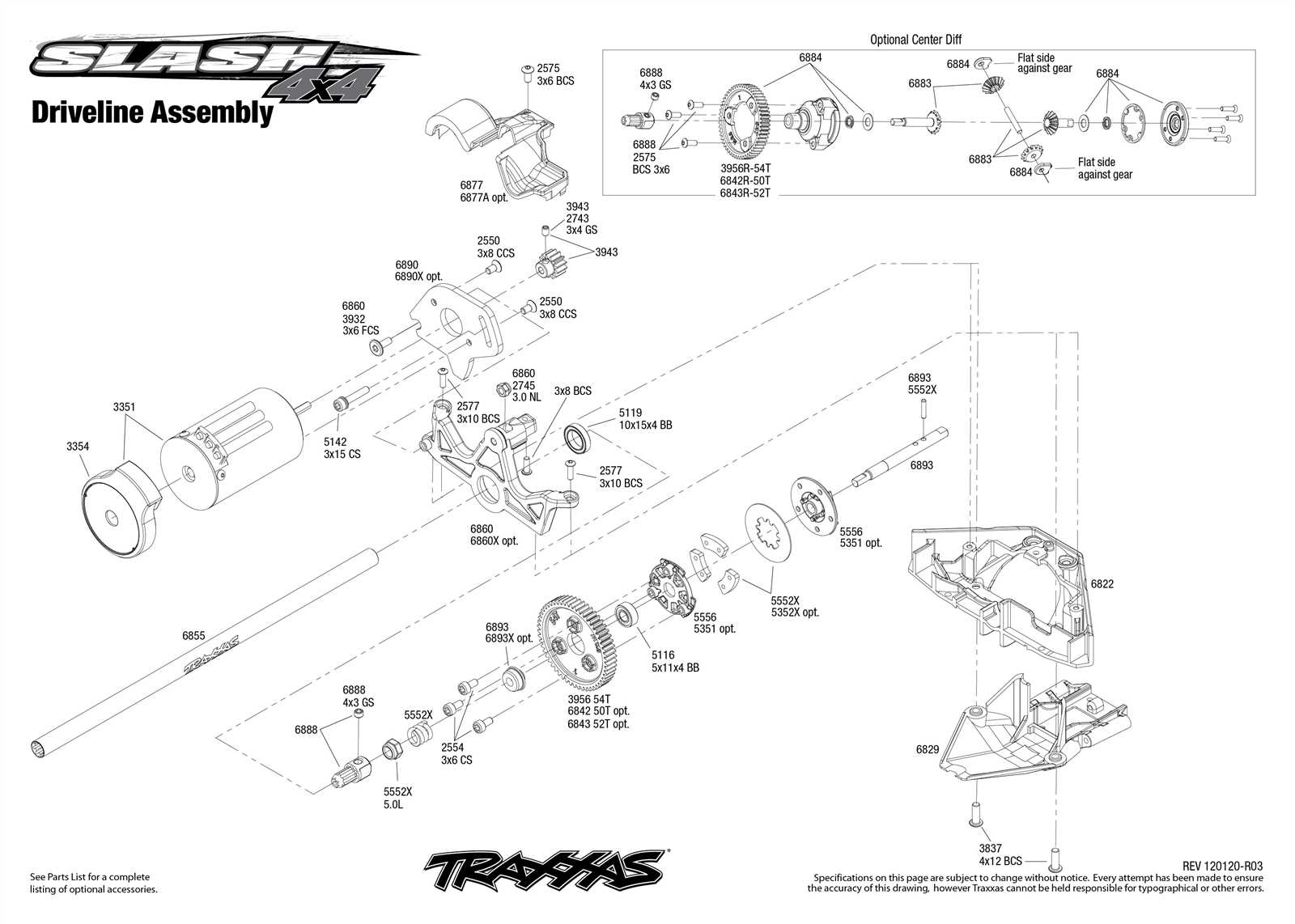 traxxas slash 4x4 parts diagram pdf