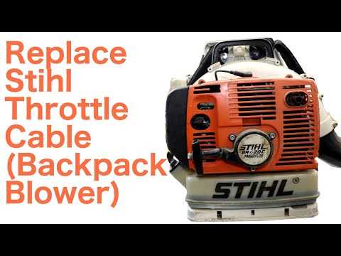 stihl br 800 backpack blower parts diagram