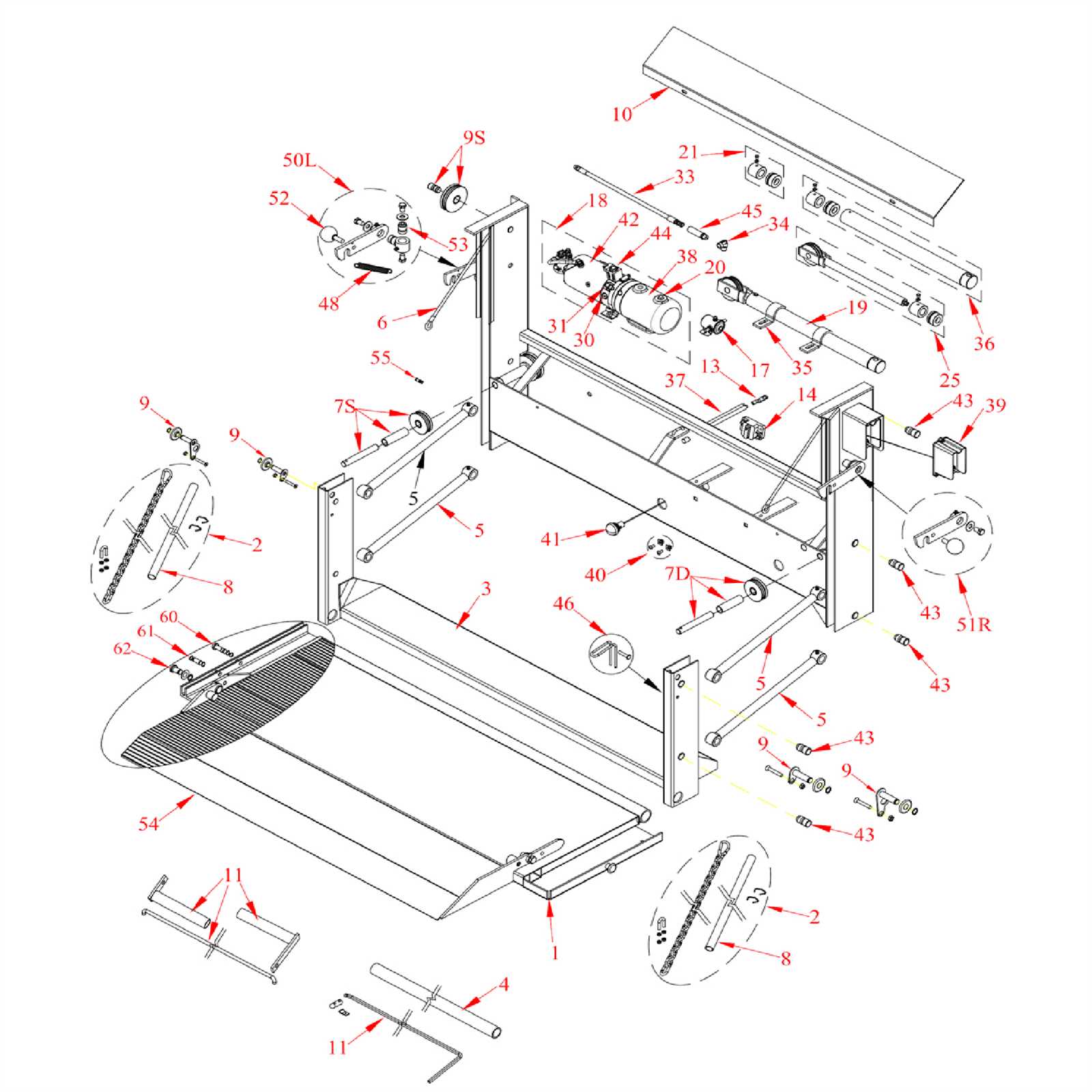 tommy gate parts diagram