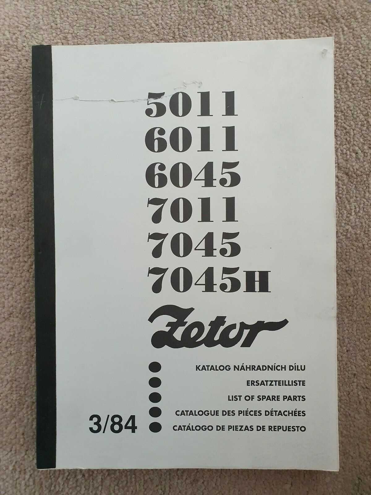 zetor tractor parts diagram