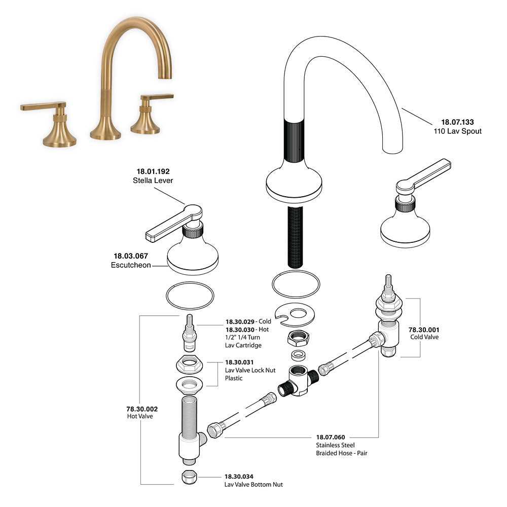 sink parts diagram