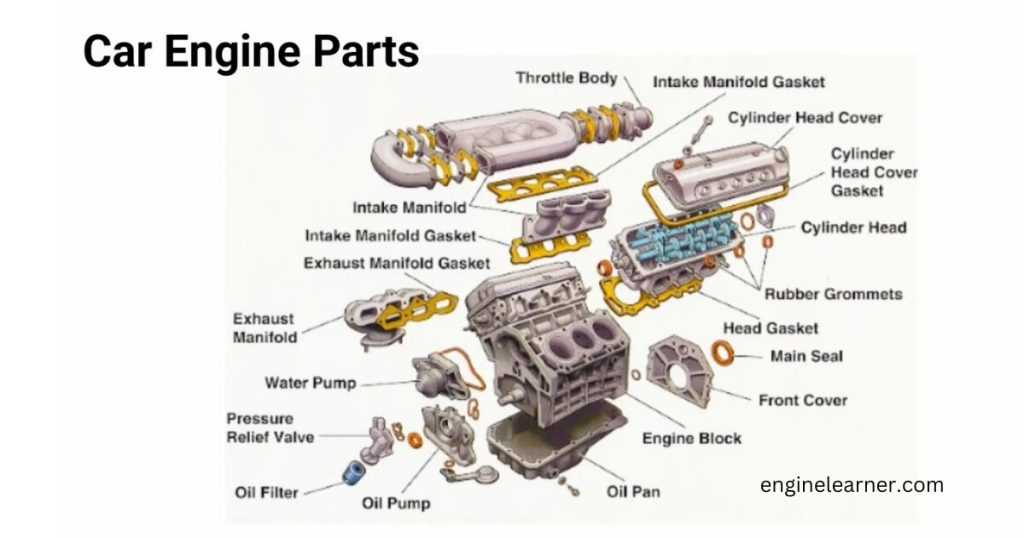 under car parts diagram