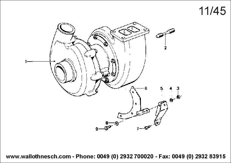 turbo parts diagram