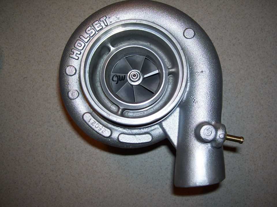 holset turbo parts diagram