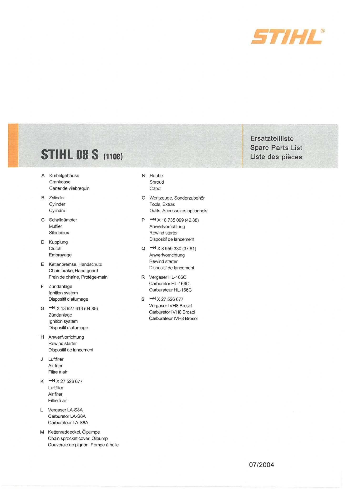 stihl 08 parts diagram