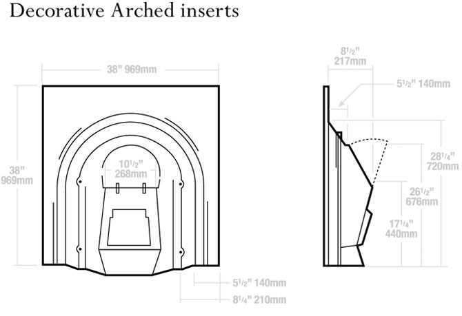 victorian fireplace parts diagram