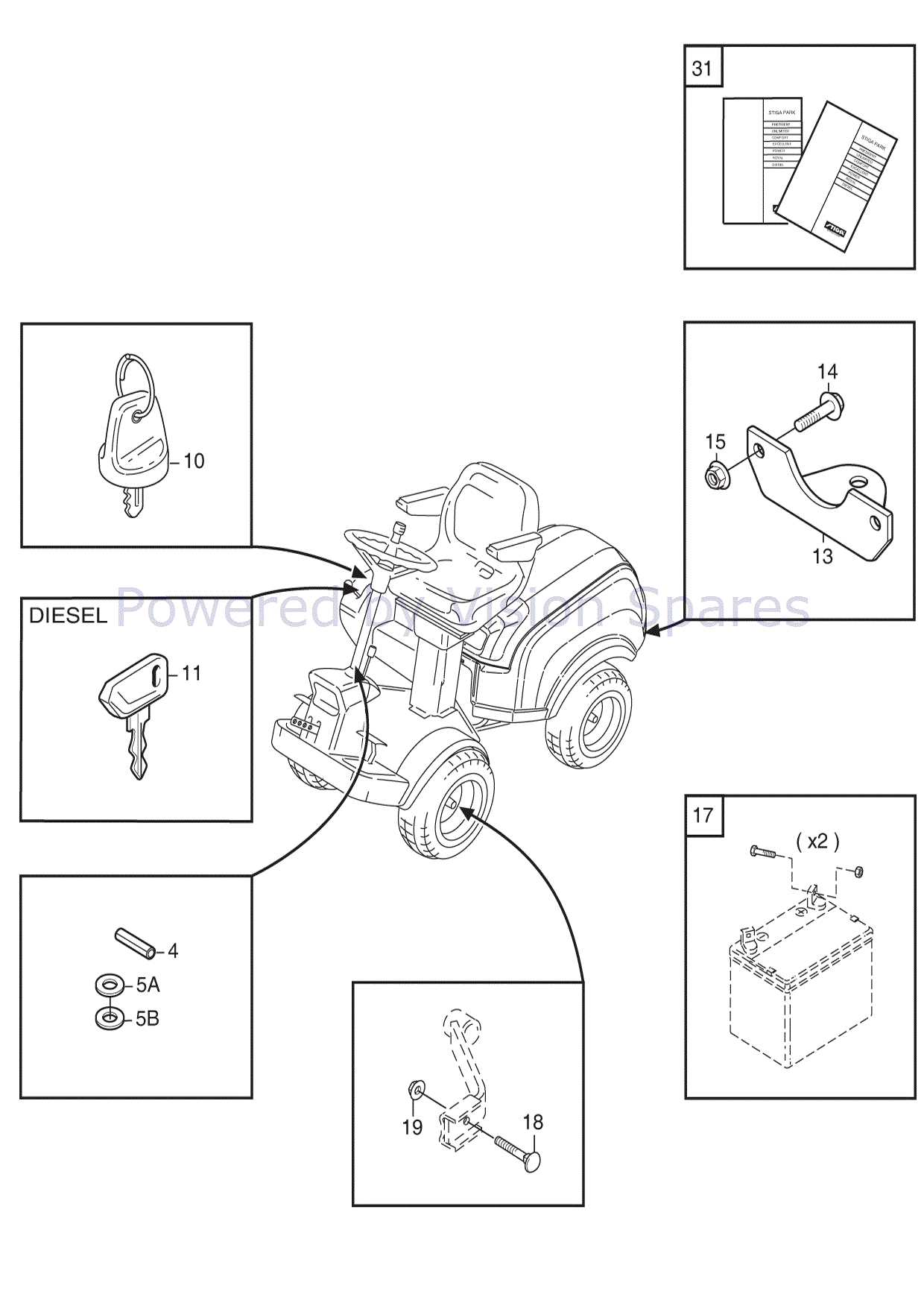 stiga park parts diagram