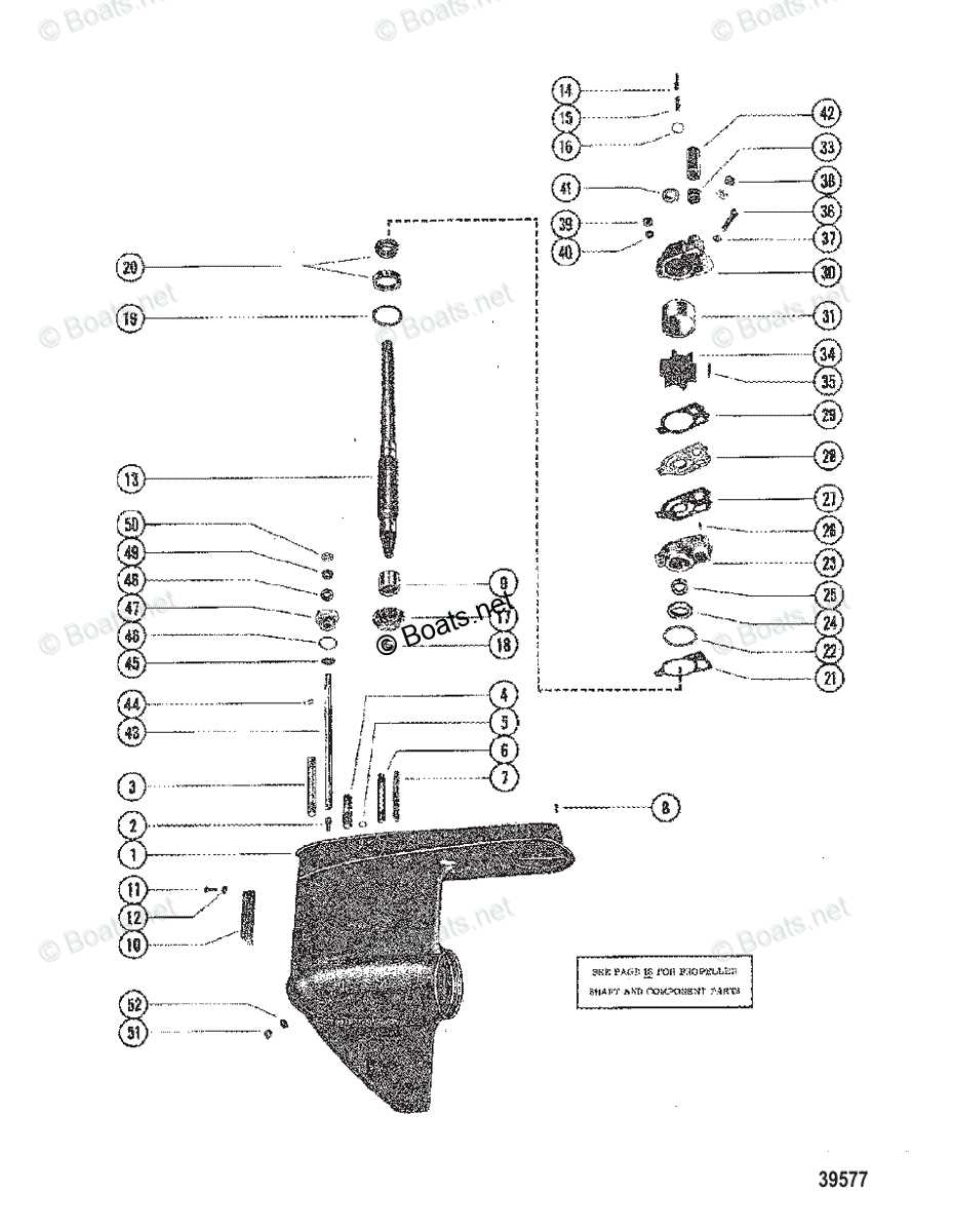 sterndrive parts diagram