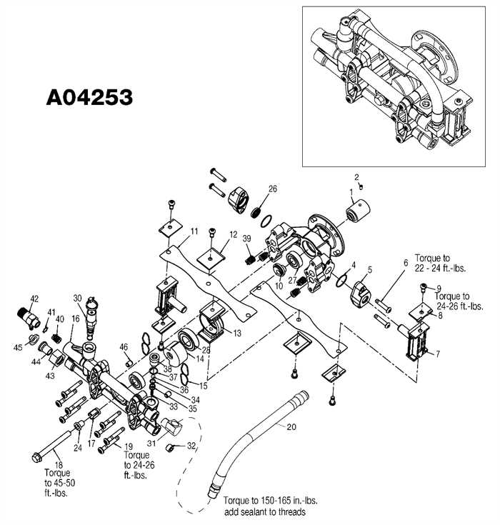 pressure washer pump parts diagram