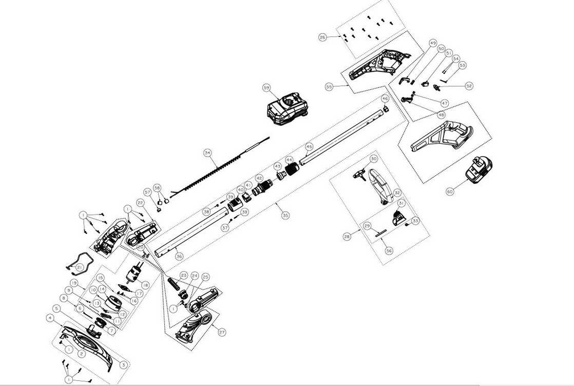 ryobi reciprocating saw parts diagram