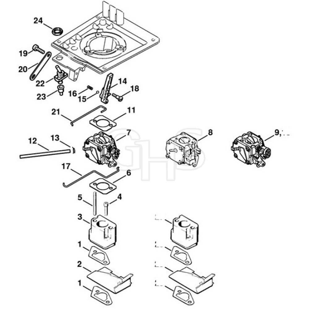 throttle parts diagram