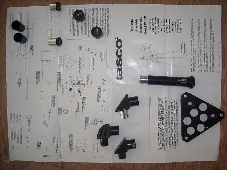 tasco telescope parts diagram