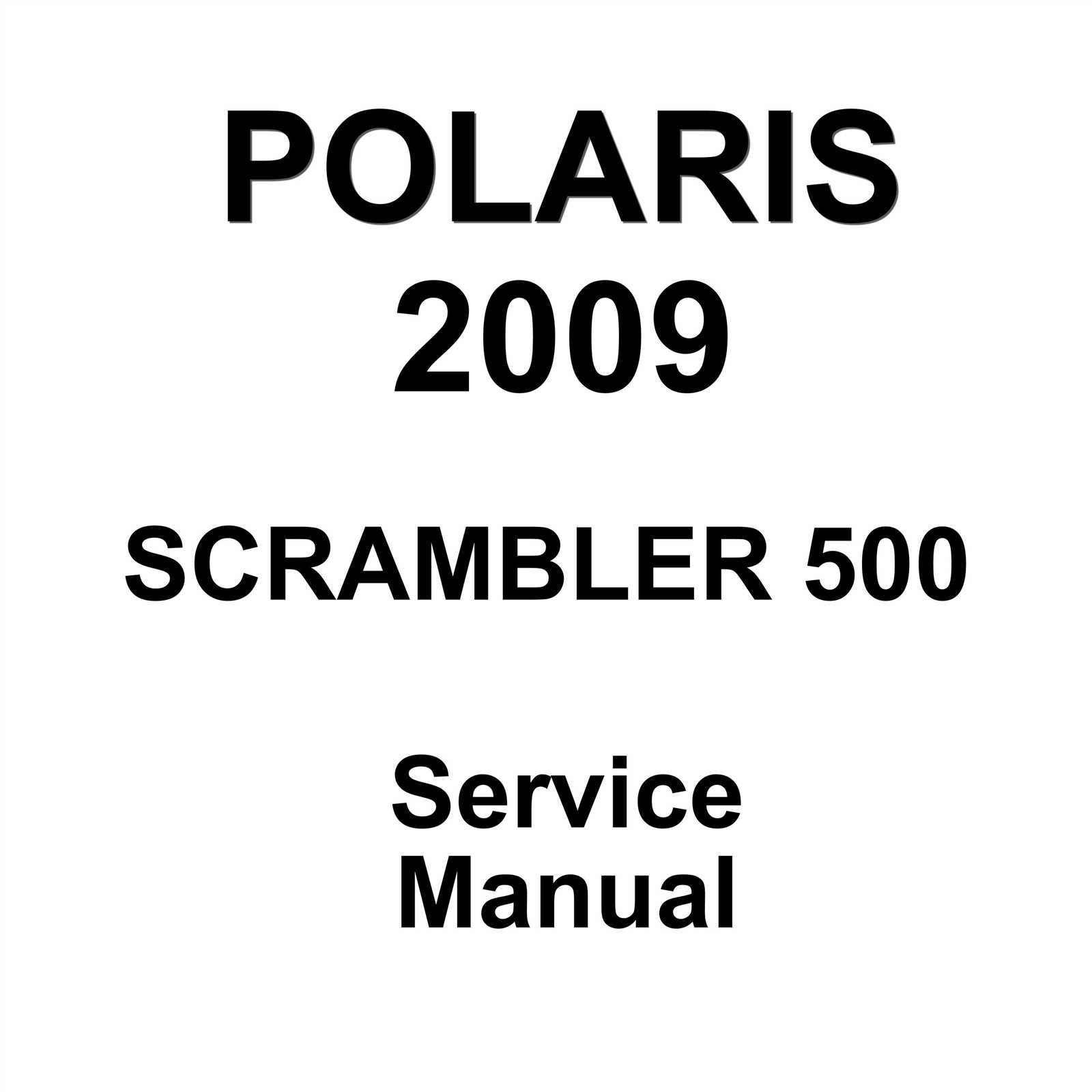 polaris scrambler 500 parts diagram