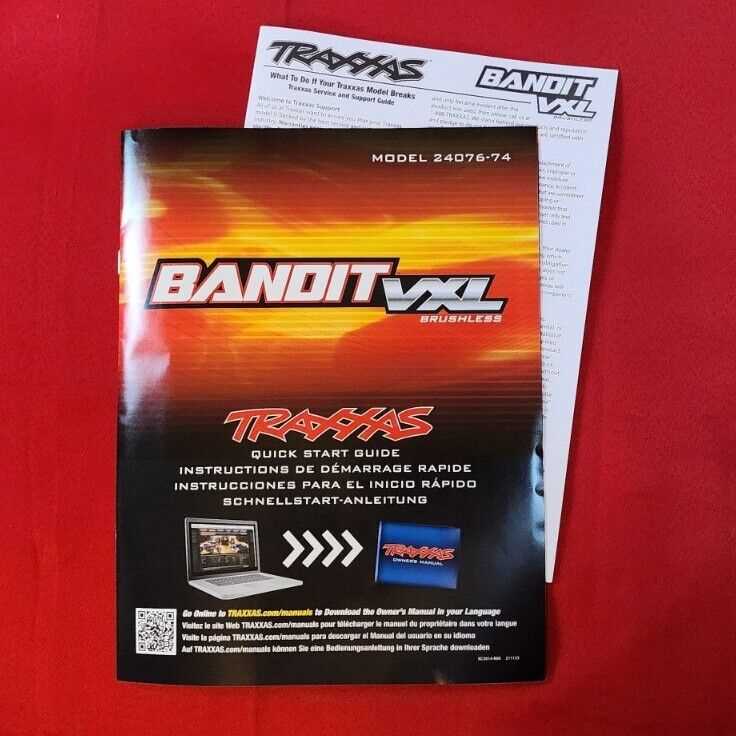 traxxas bandit vxl parts diagram