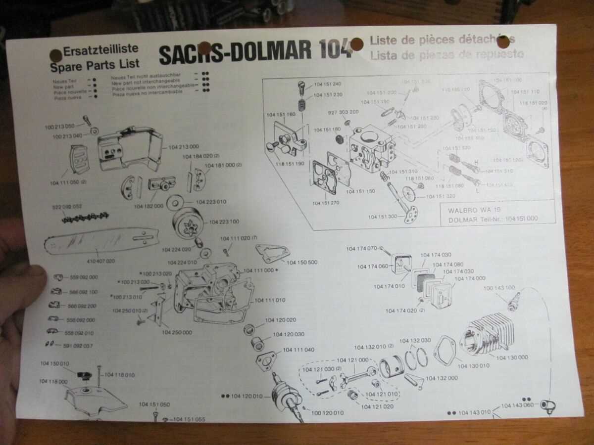 sachs dolmar 111 parts diagram