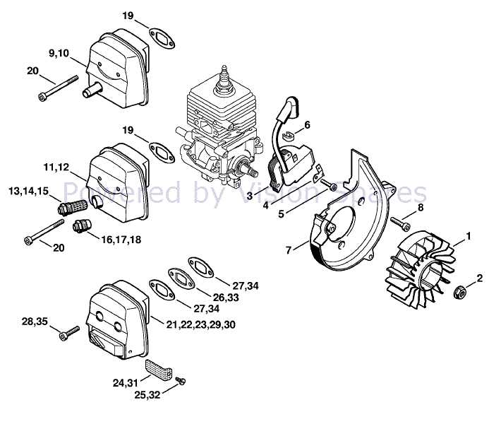 stihl bg 55 parts diagram