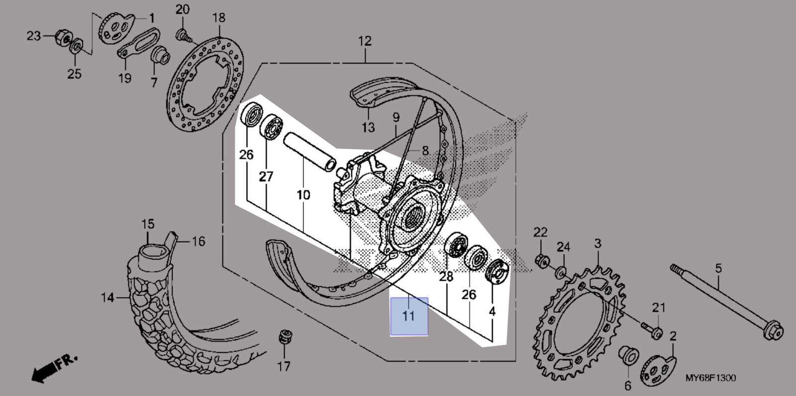 xr650l parts diagram