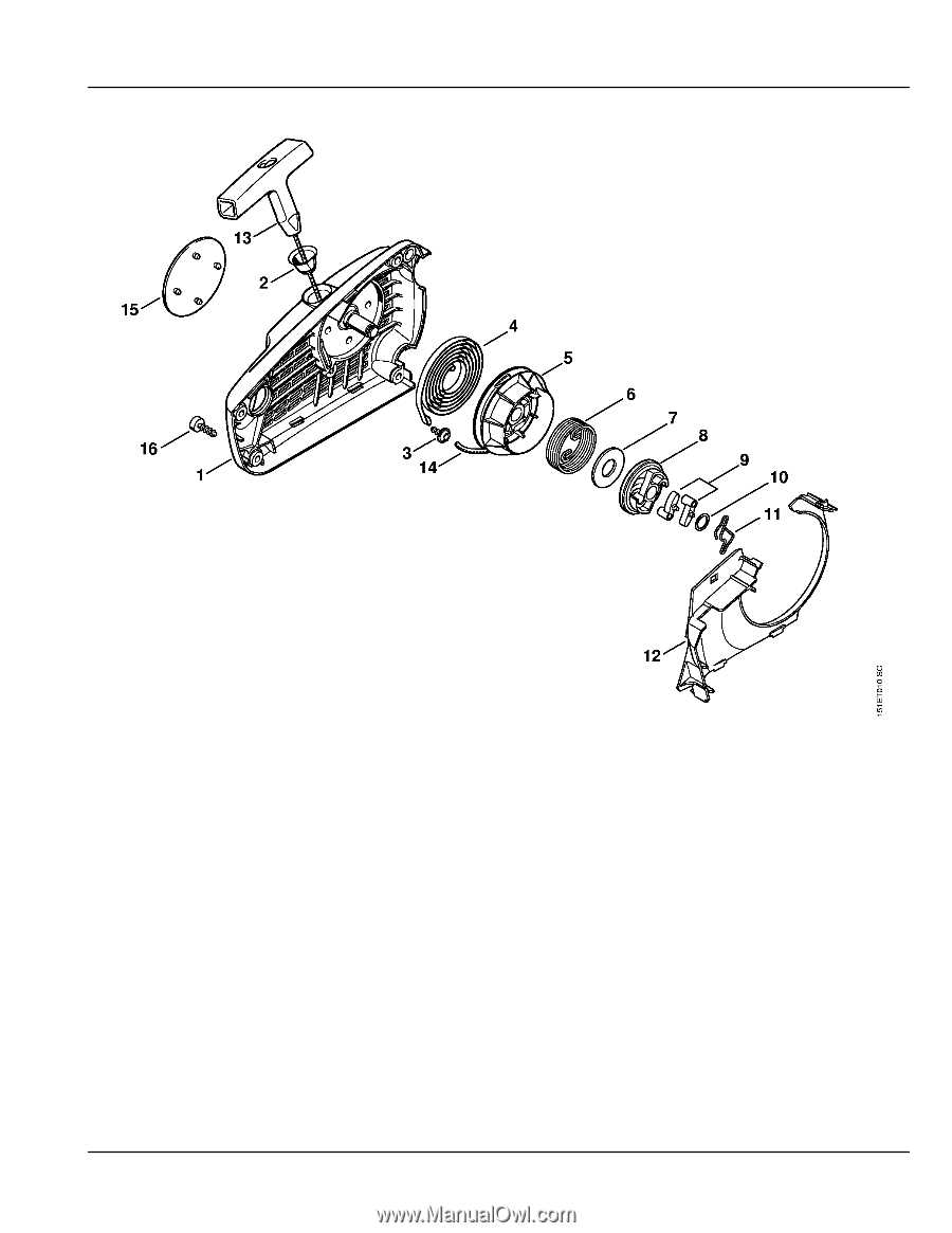 stihl ms 192 tc parts diagram