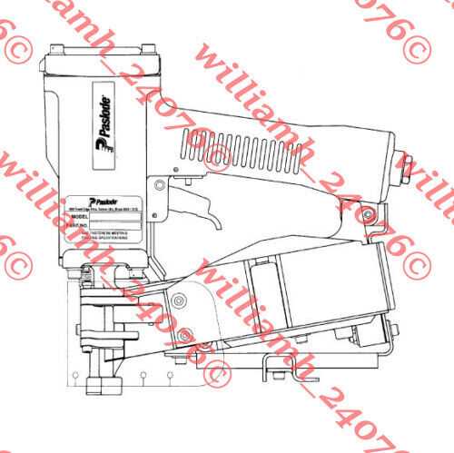 paslode 16 gauge finish nailer parts diagram