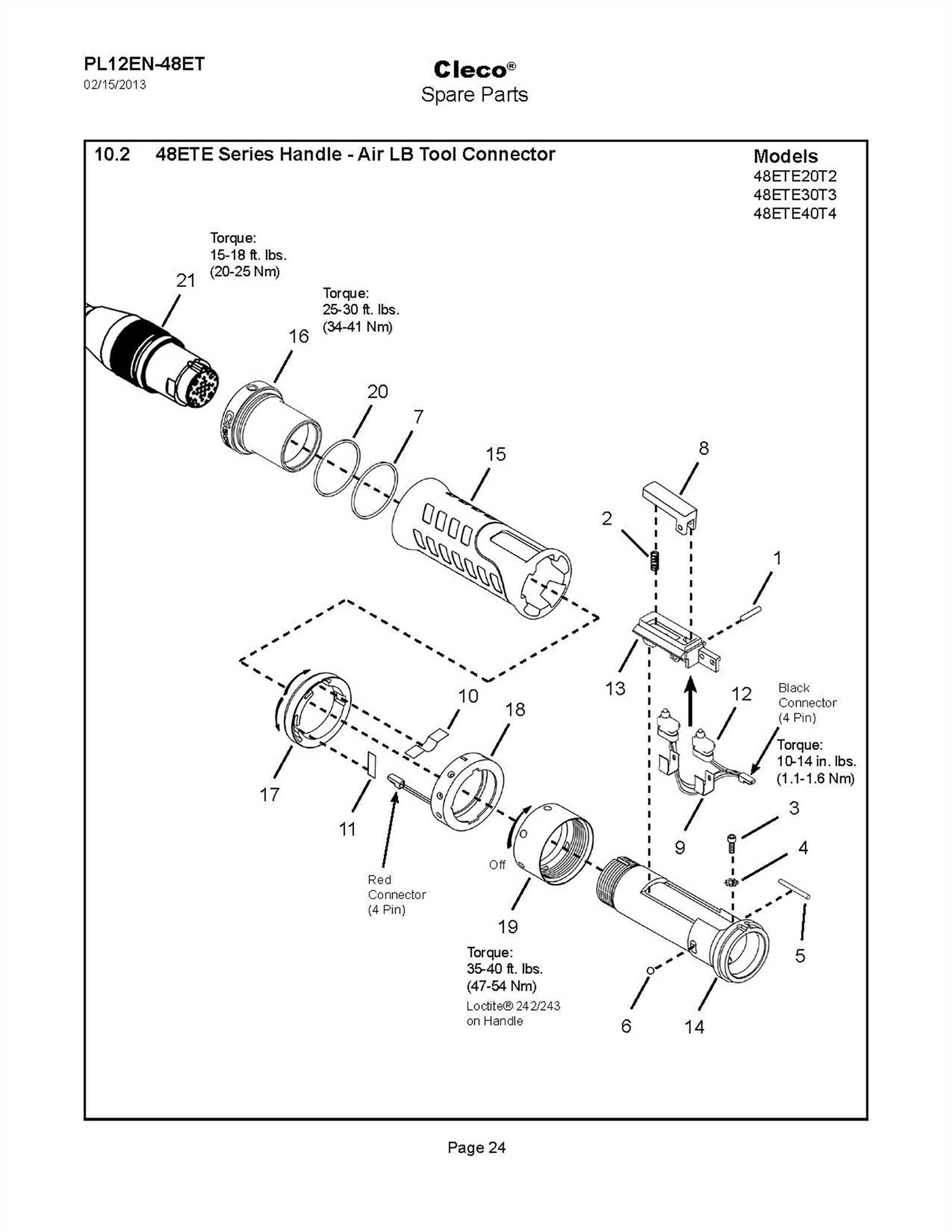 wobble light parts diagram