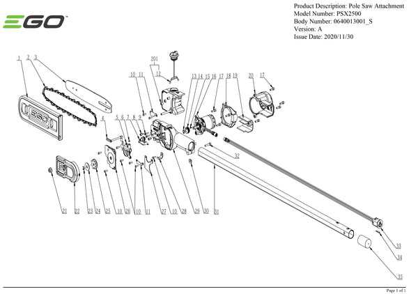 ryobi 40v pole saw parts diagram