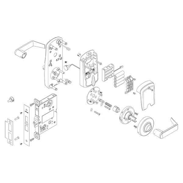 schlage encode parts diagram