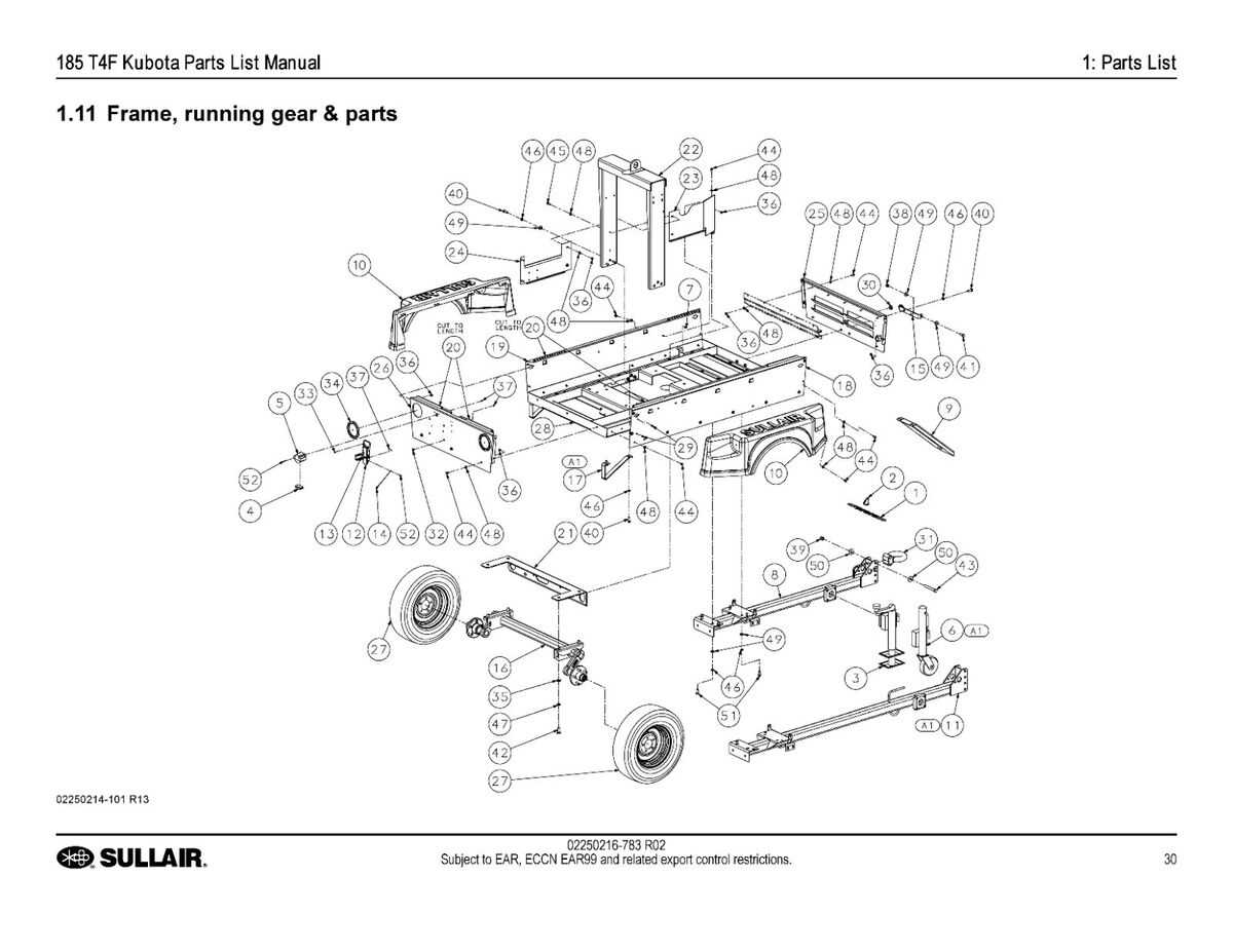 sullair compressor parts diagram