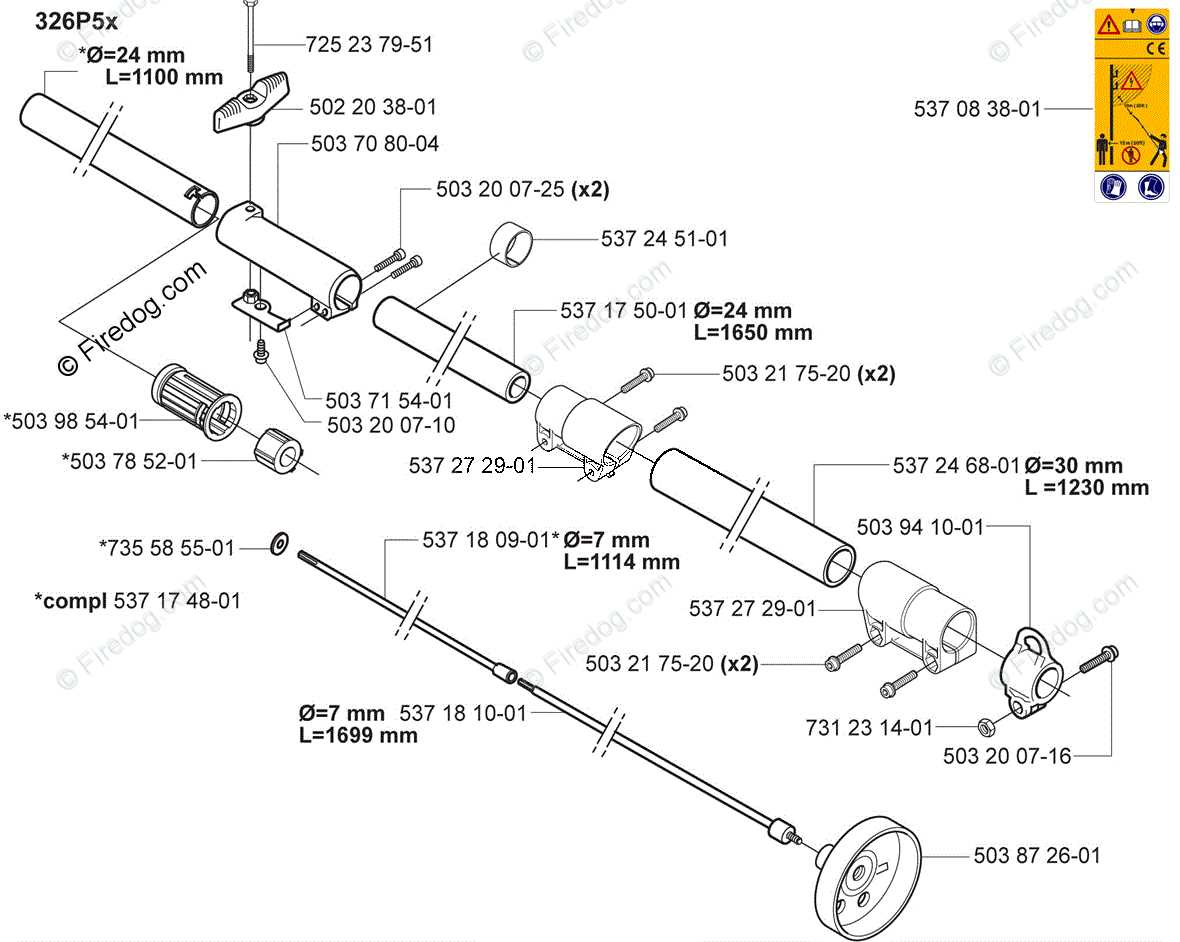 stihl pole saw parts diagram