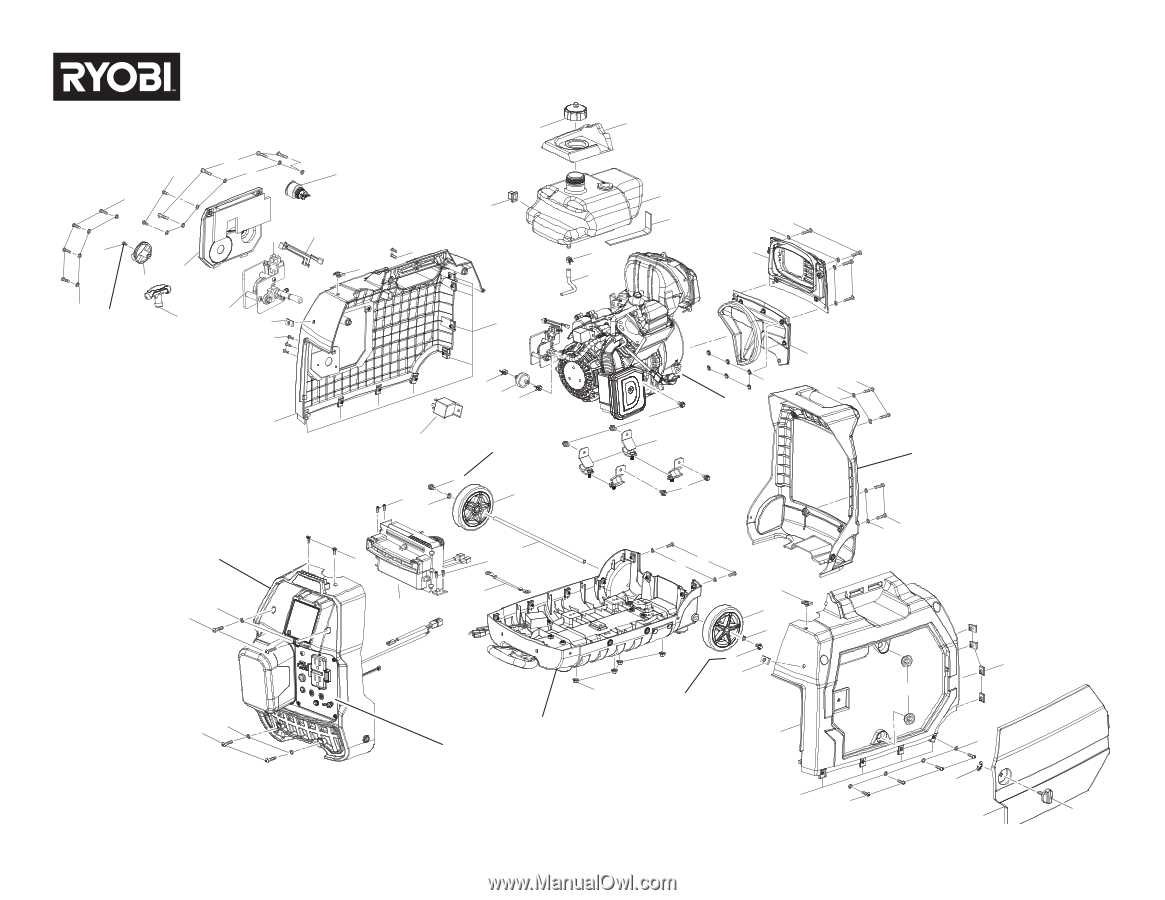 ryobi 2200 generator parts diagram