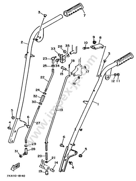 yamaha ys624 parts diagram