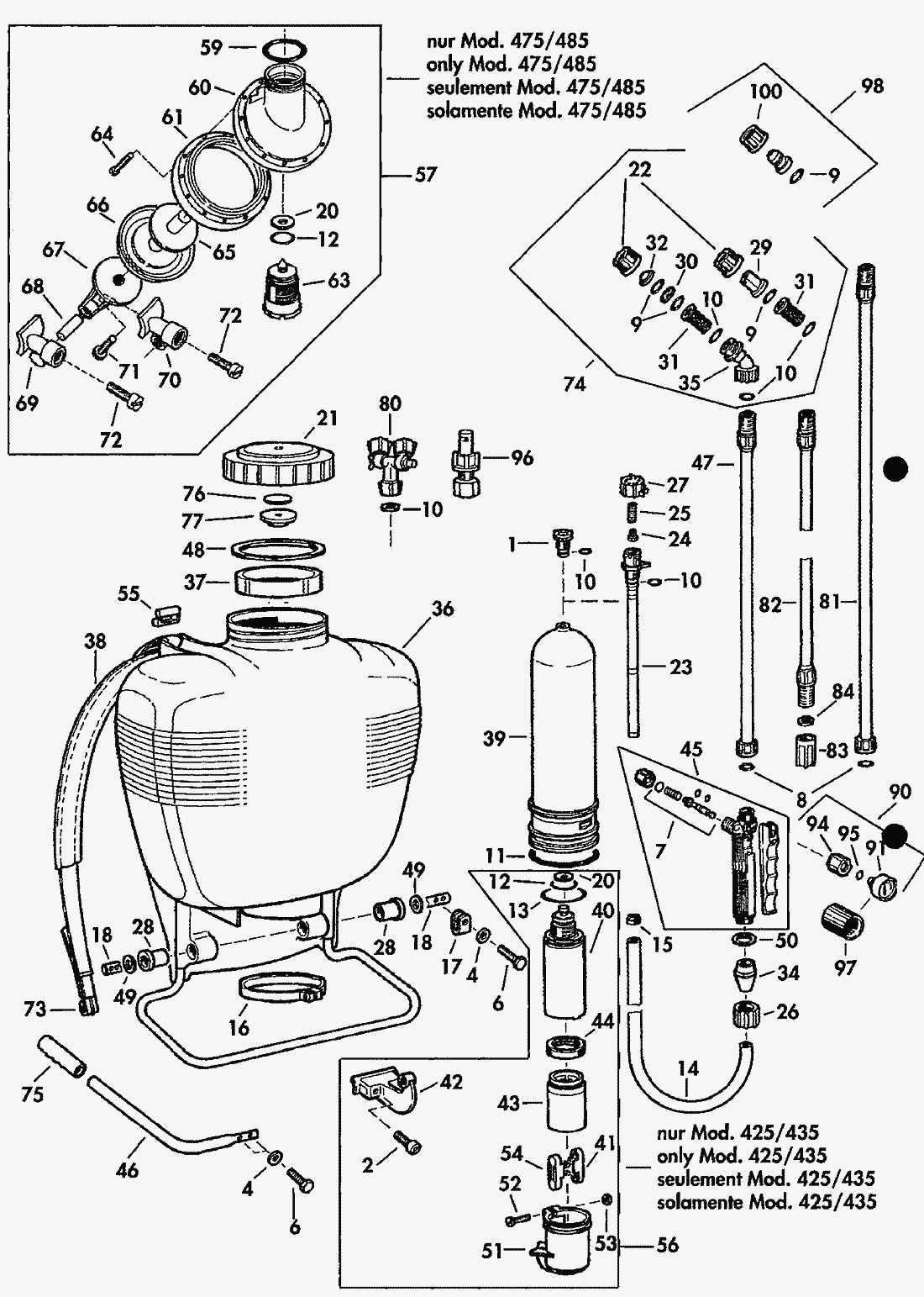 solo sprayer parts diagram