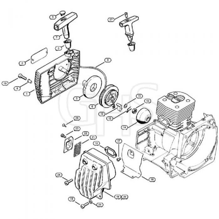 stihl fs 450 parts diagram