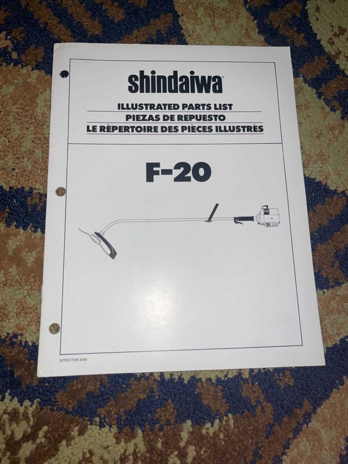 shindaiwa 22t parts diagram