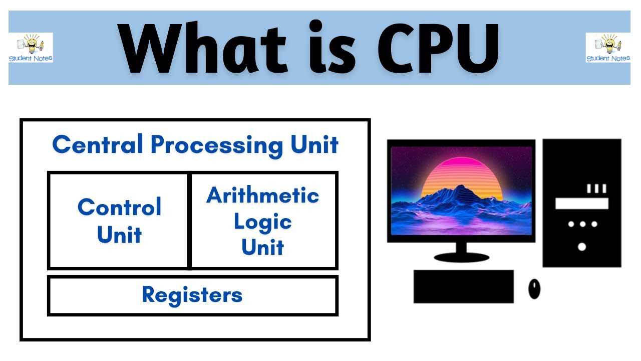 parts of cpu diagram