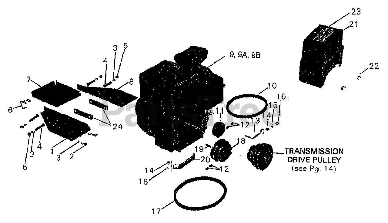 troy bilt pony parts diagram