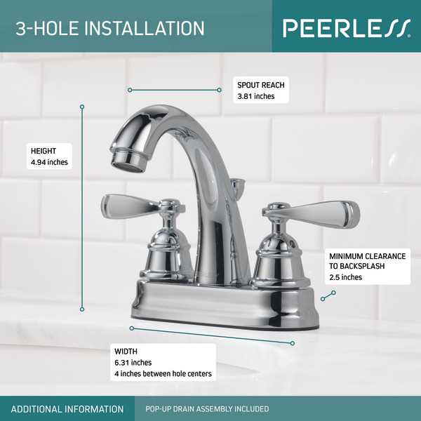 peerless shower faucet parts diagram