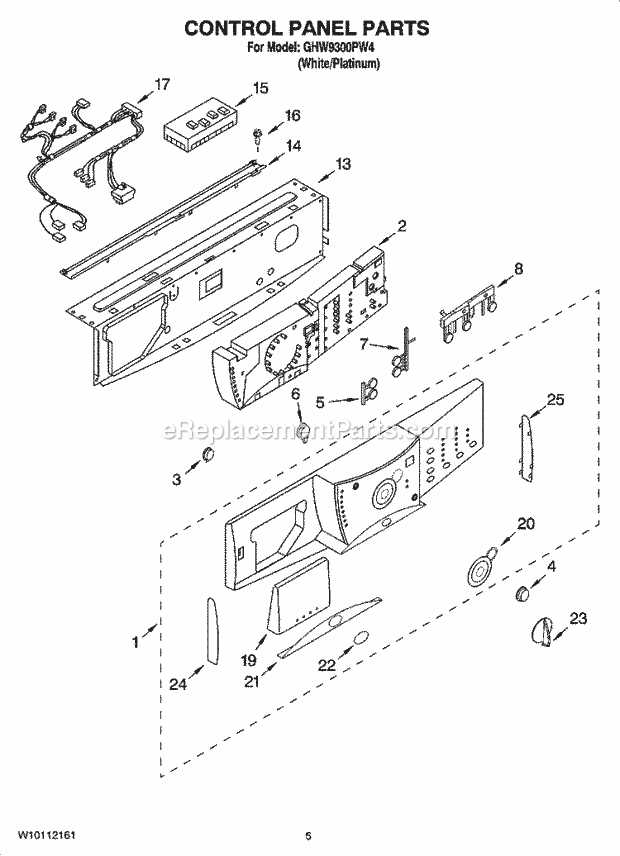 whirlpool front load washer parts diagram