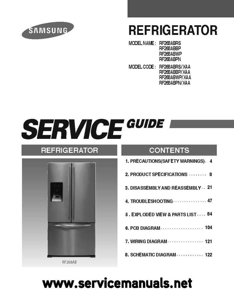 rf263beaesr parts diagram