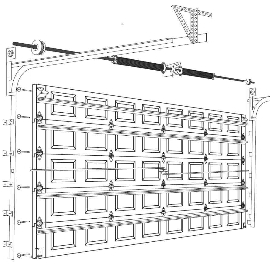 parts of door diagram