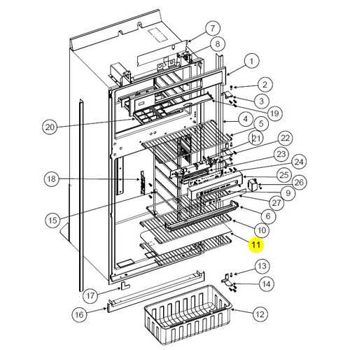 sub zero 601r parts diagram